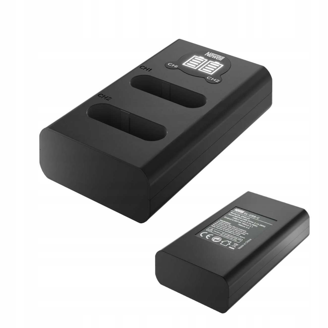 Ładowarka dwukanałowa Newell Dl-usb-c do akumulatorów EN-EL2 Nikon