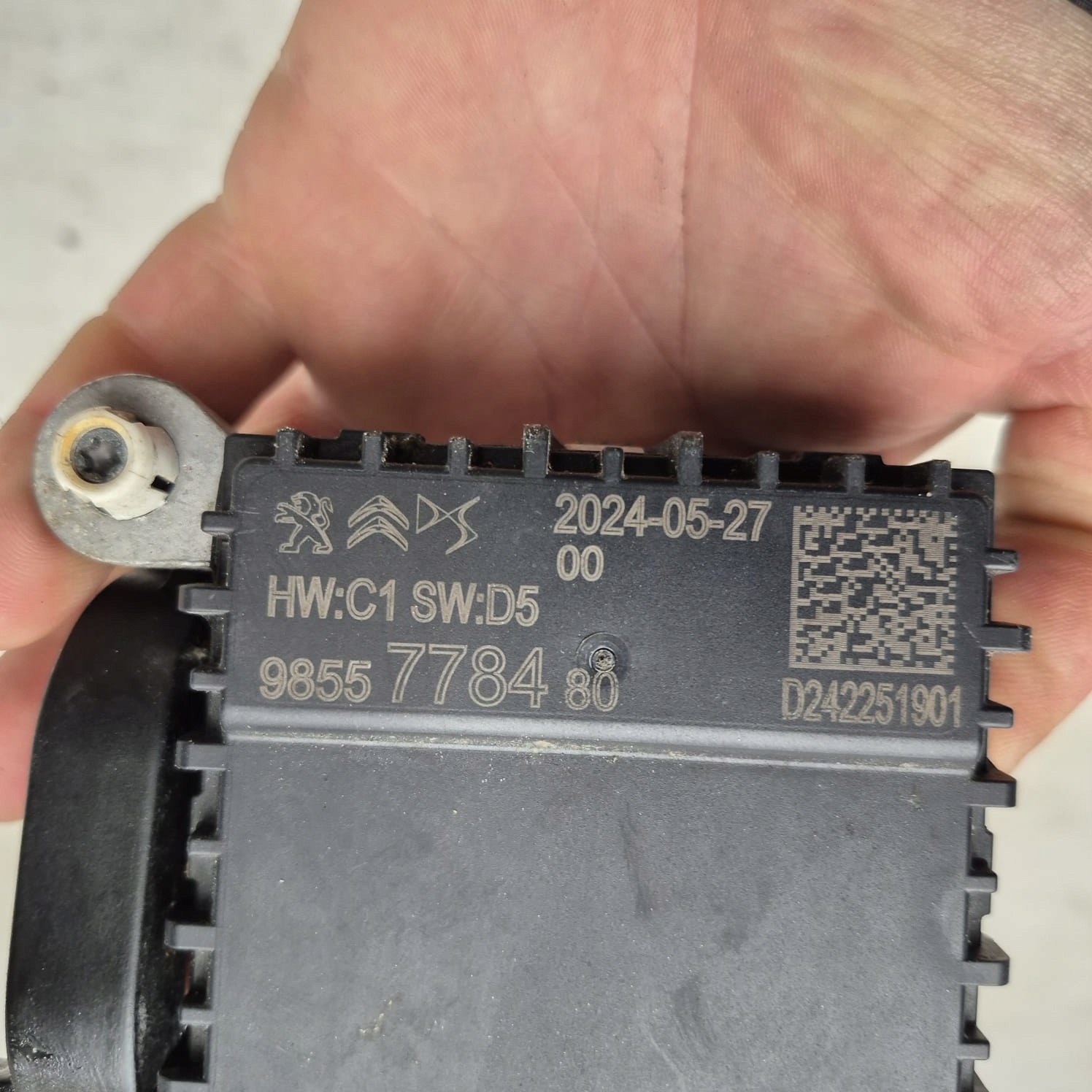 PEUGEOT CITROEN 208 II 2008 DS RADAR SENSOR DISTRONIC 9855778480