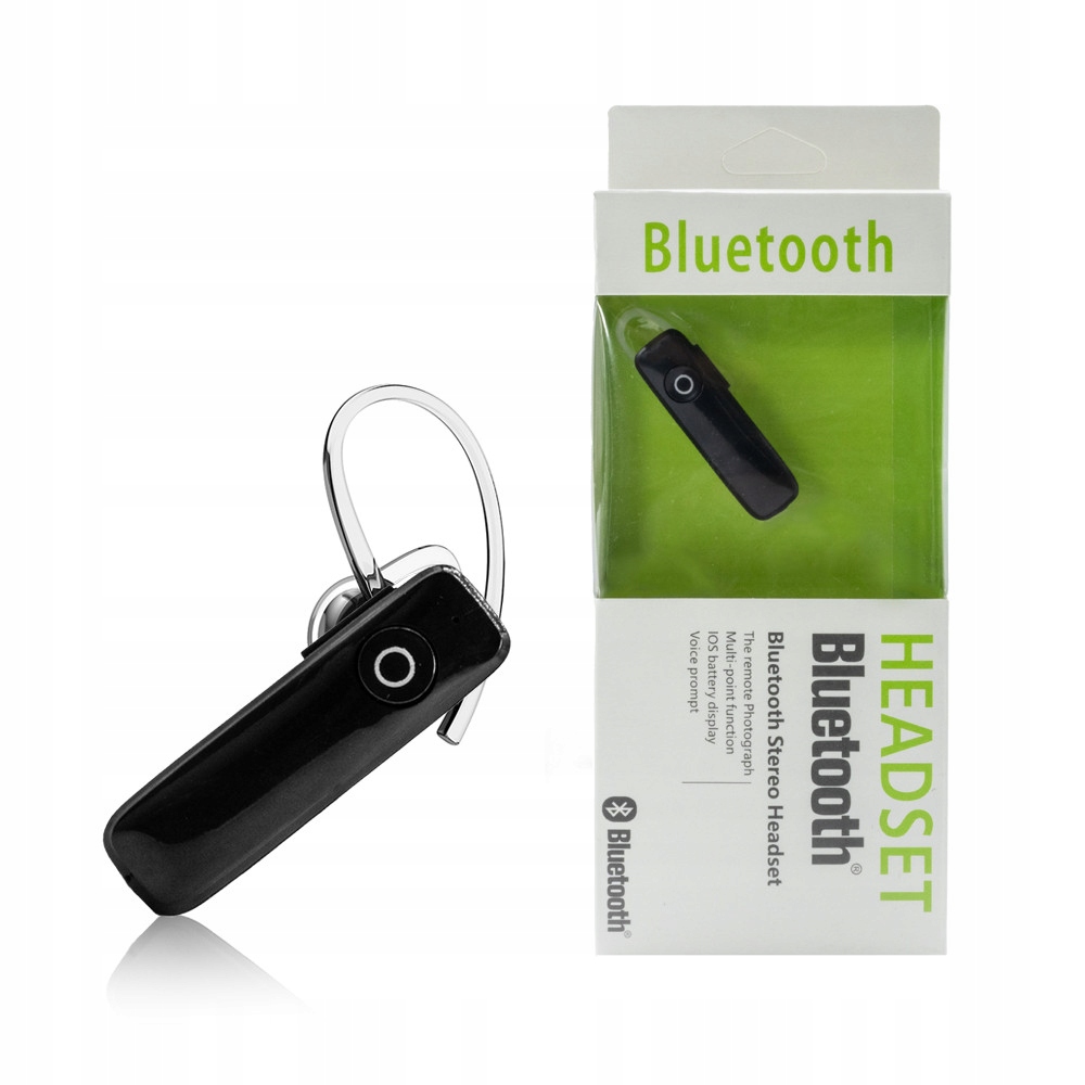 ECOBOX SŁUCHAWKA BLUETOOTH CZARNA