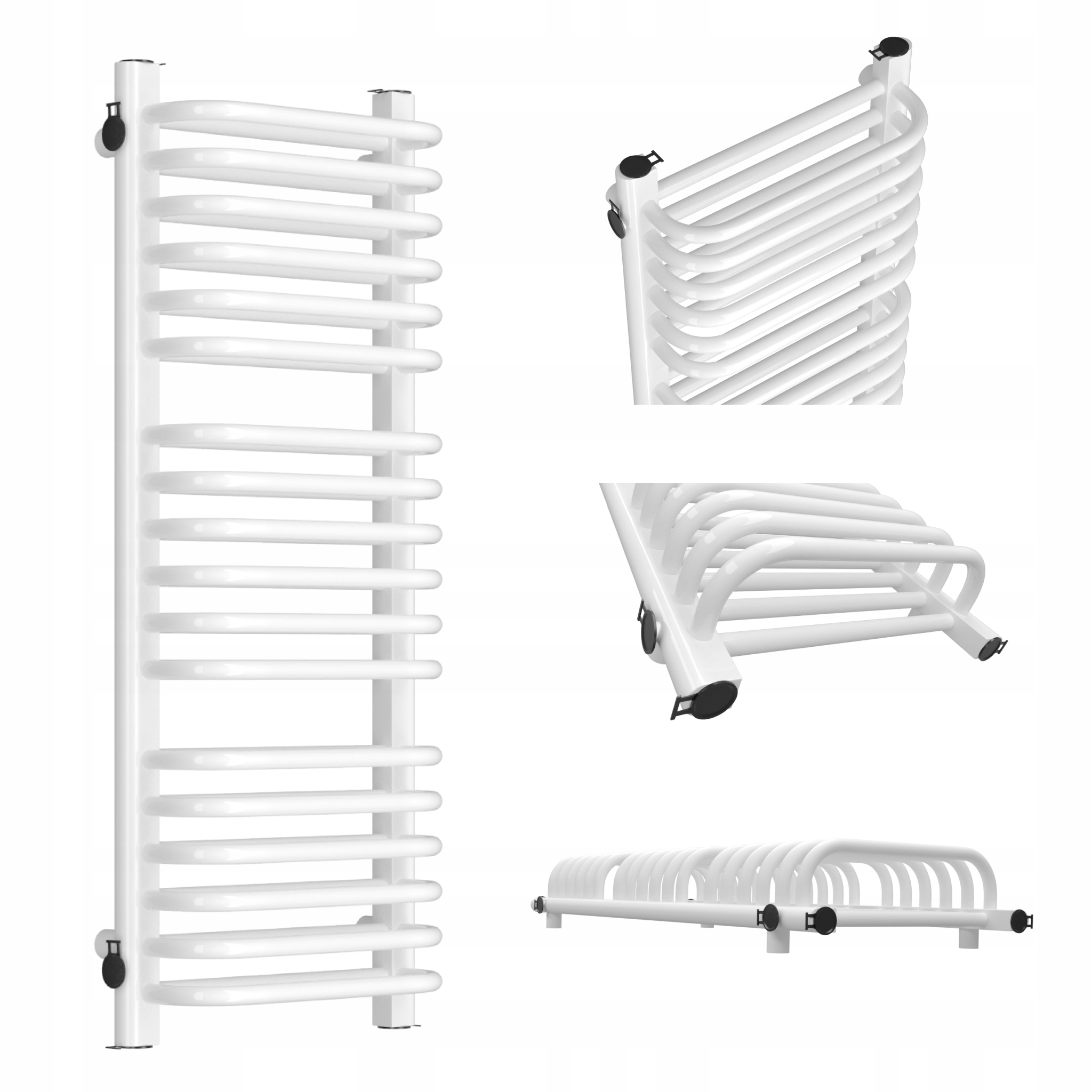 Koupelnový Radiátor Old-school 1580x500 Bílý