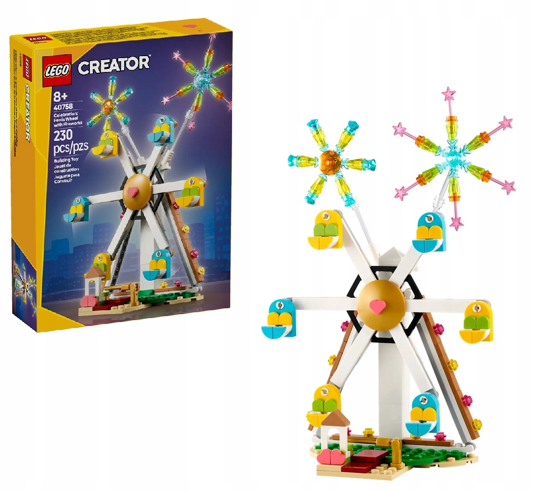 Lego Creator 40758 Oslava: ďábelský mlýn s ohňostrojem