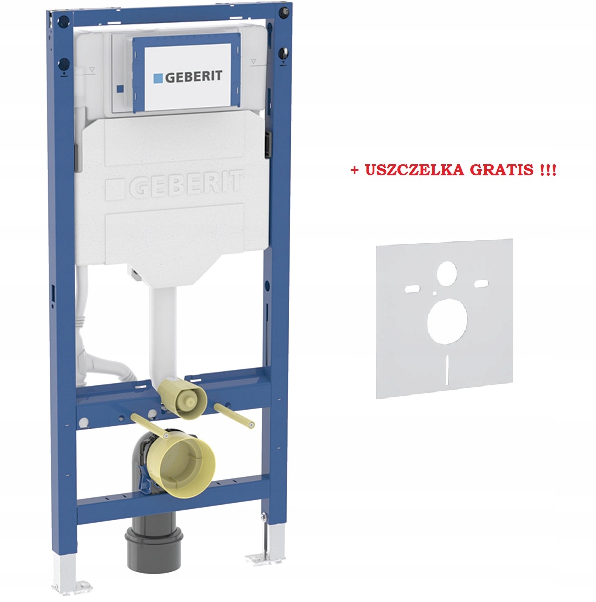 Geberit Duofix Sigma Stelaż podtynkowy do Wc+gratis Uszczelka wygłuszająca