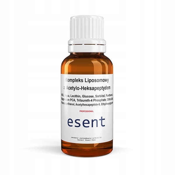 

Kompleks liposomowy z Heksapeptydem 10 ml.