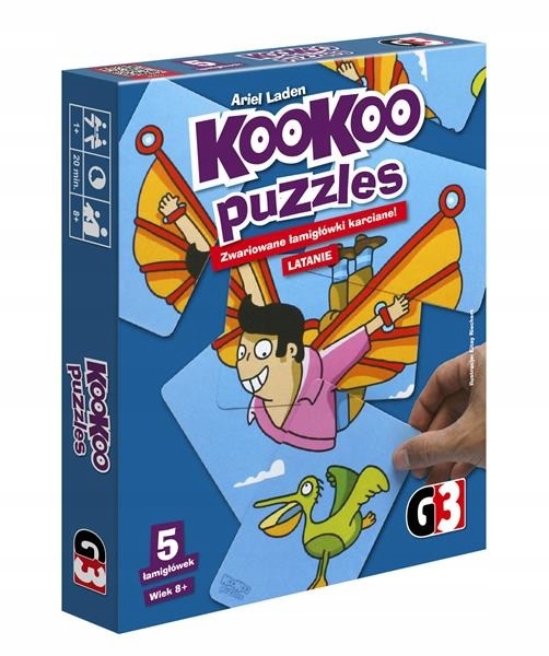 

G3 KooKoo Puzzles Latanie Łamigłówka Karciana