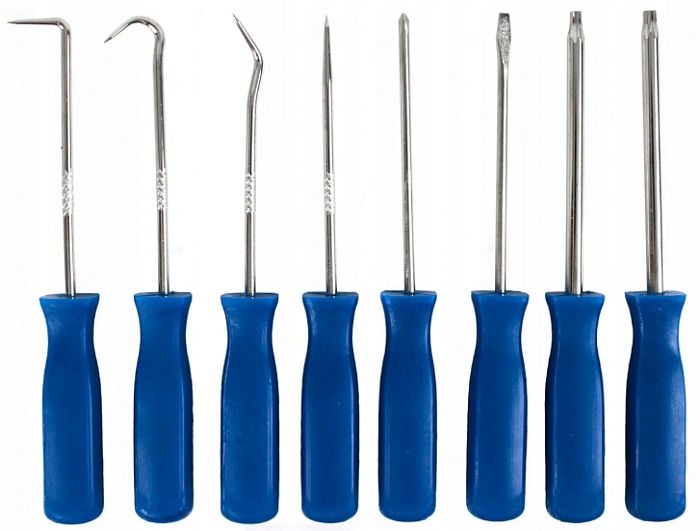 HACZYKI SZPIKULCE GROTY DO ORINGÓW USZCZELEK 8 EL