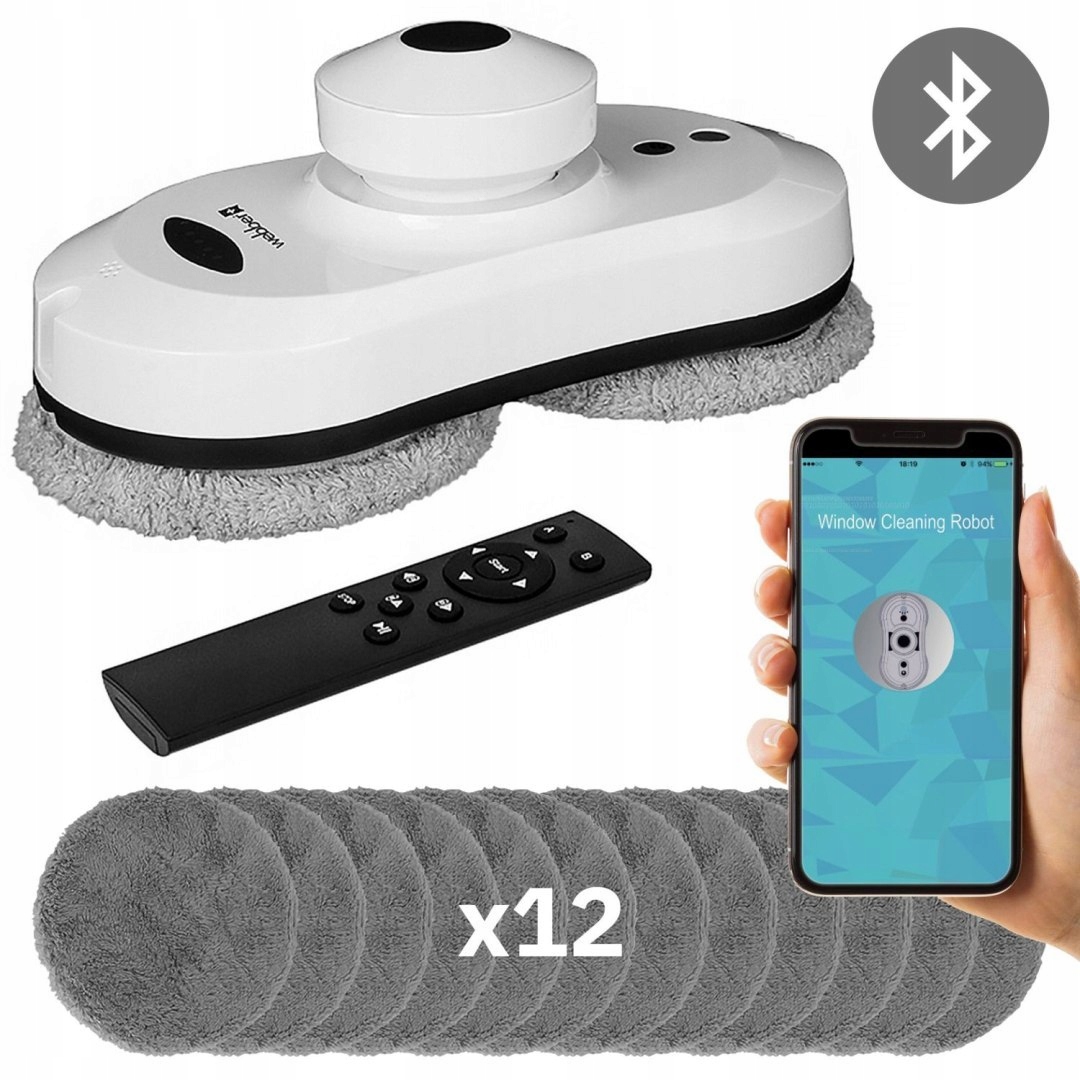 Bezdrátová Myčka na Okna Webber Ovládání Bluetooth