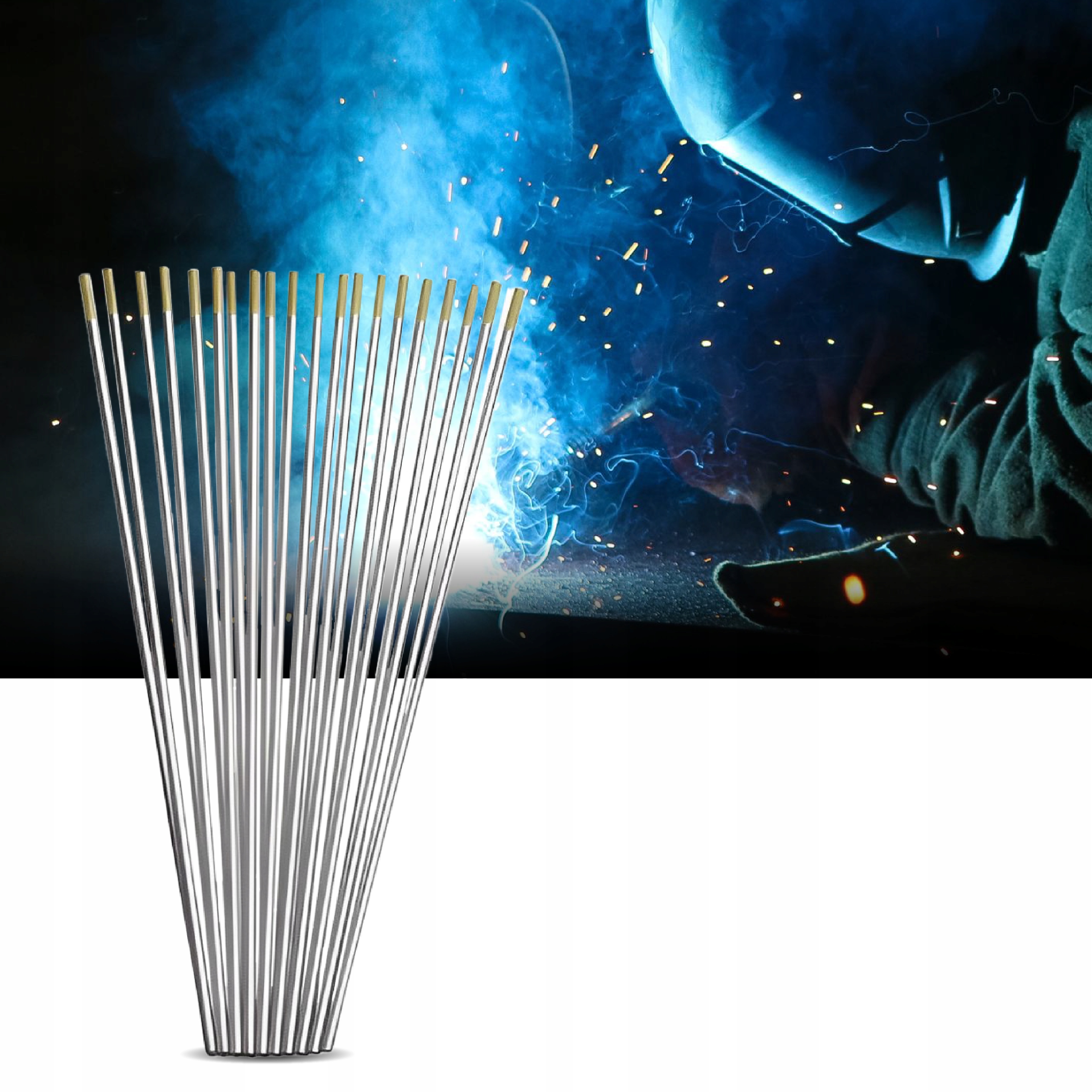 Elektroda TIG wolframowa złota lantanowa 2,4 WL15 1szt Marka Spartus