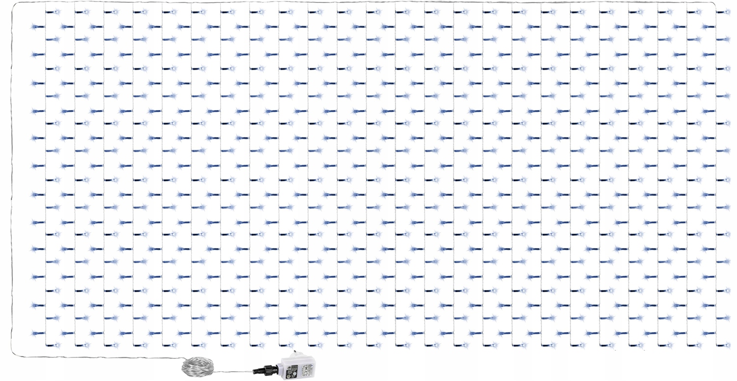 

Kurtyna Świetlna Zwisające Lampki 6x3M 600 Białych
