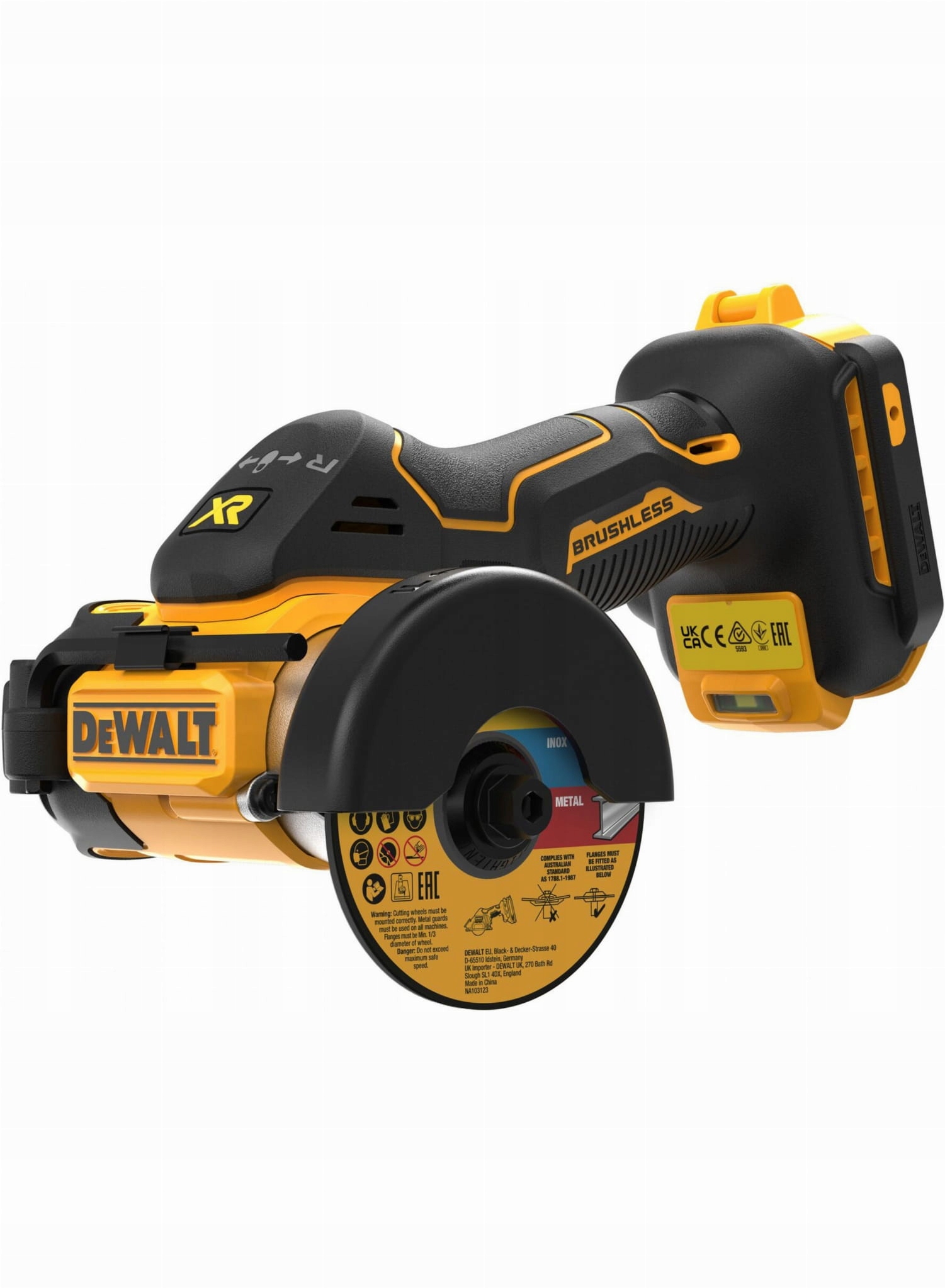 

DeWALT DCS438N Pilarka przecinarka tarczowa 18V 76
