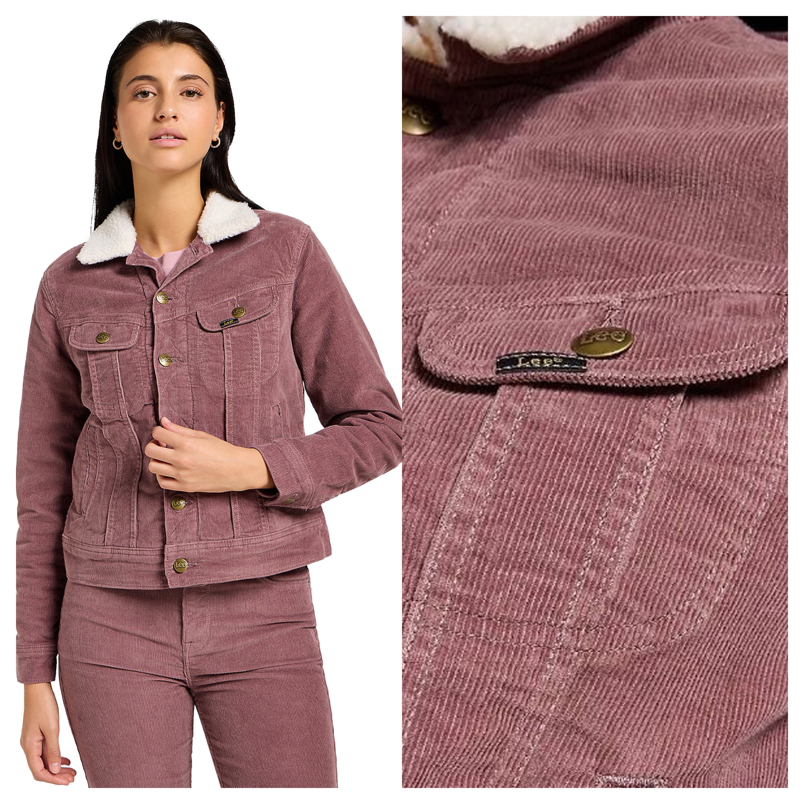 Lee Sherpa Rider Jkt L Dámská džínová bunda