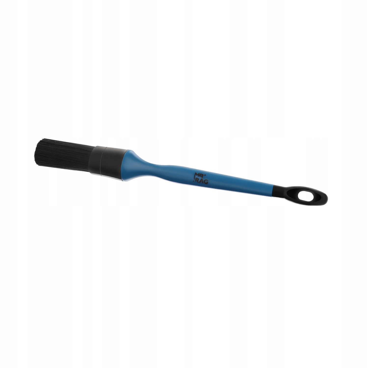 Mr Rag Black Stiff Detailing Brush 12mm Pędzelek Koła Silnika