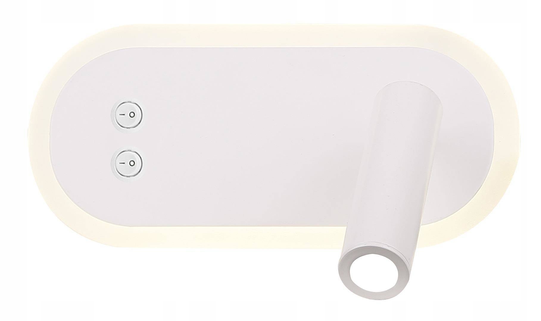 Nástenné svietidlo Candellux Lighting biele s integrovaným Led zdrojom 6 W