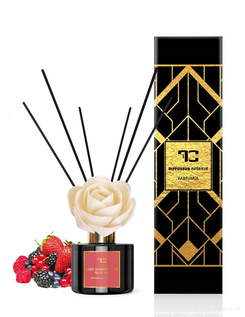 Levně Dedra 200 ml difuzér Flow tyčinky, Lady Marmelade's, Parfumia