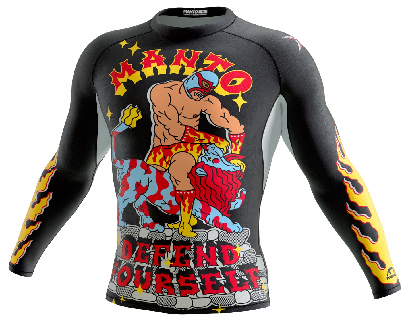 Manto Rashguard długi rękaw Lutador x Vanya Dudka czarny rozm. L