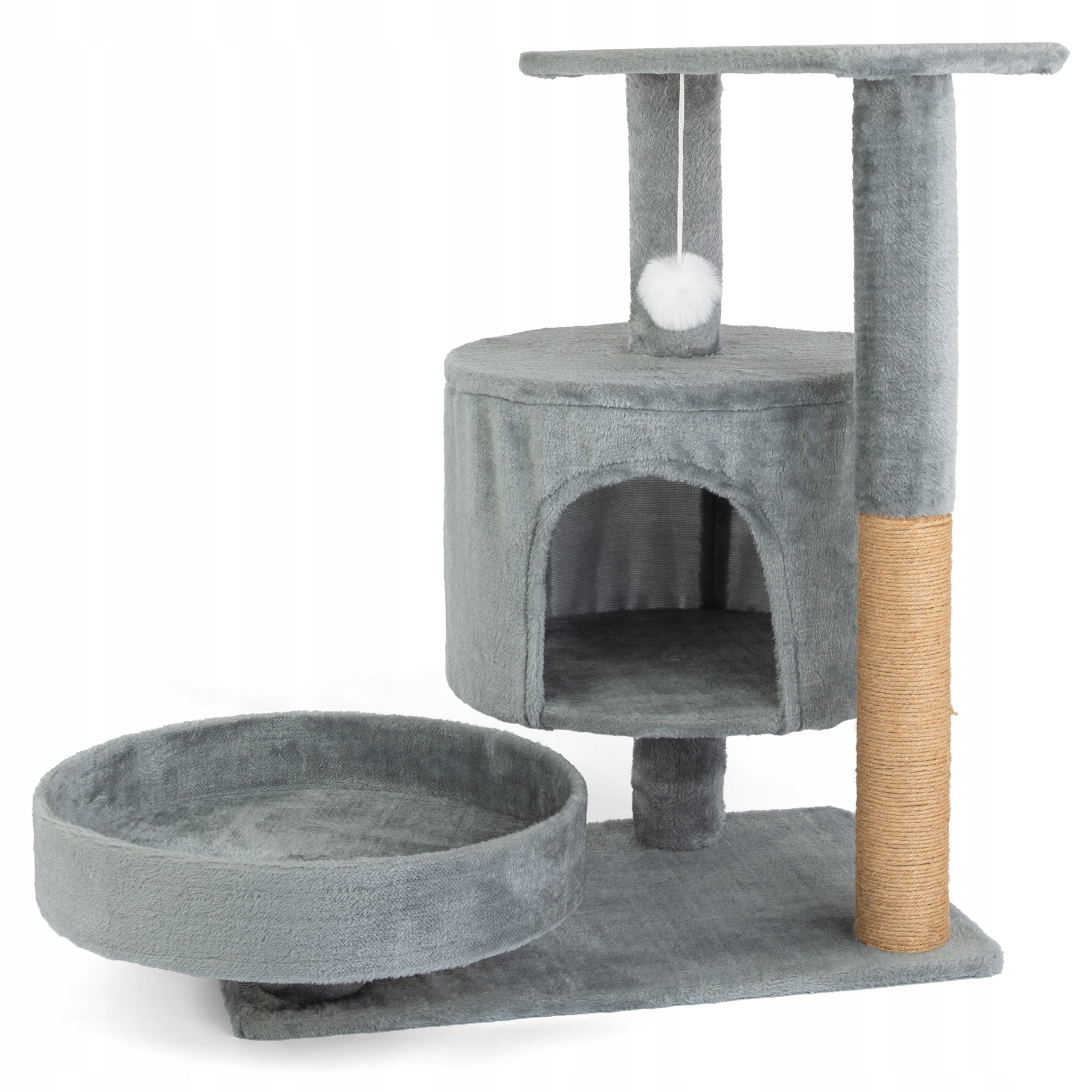 Drapak dla kota drzewko wieża legowisko słupek budka dla kota domek Sizal