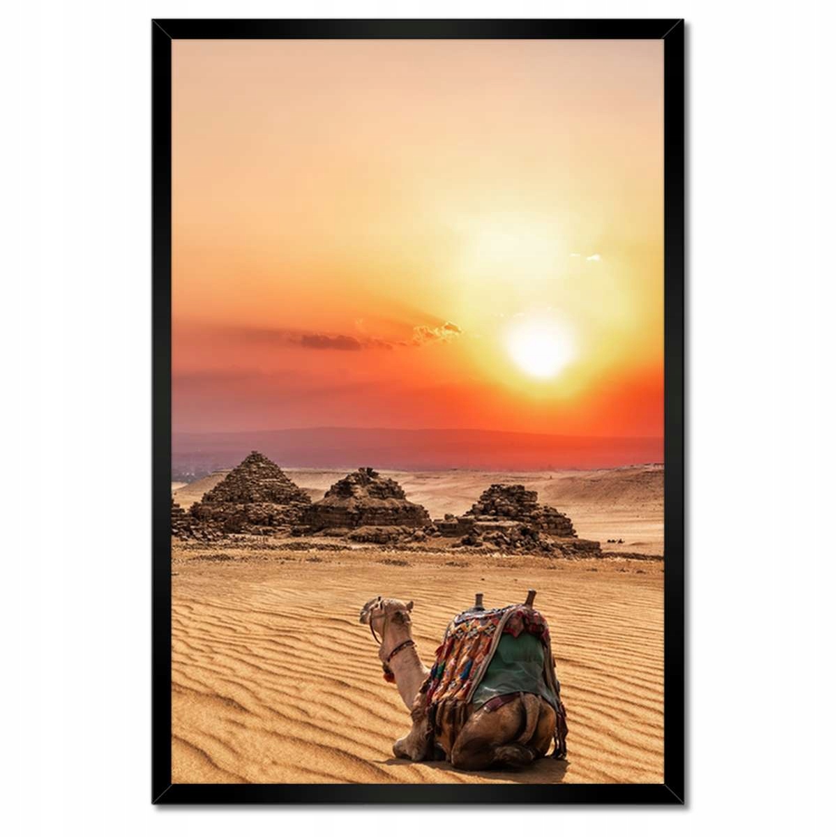 Plakáty v rámu 40x60 Menkaureova pyramida Egypt