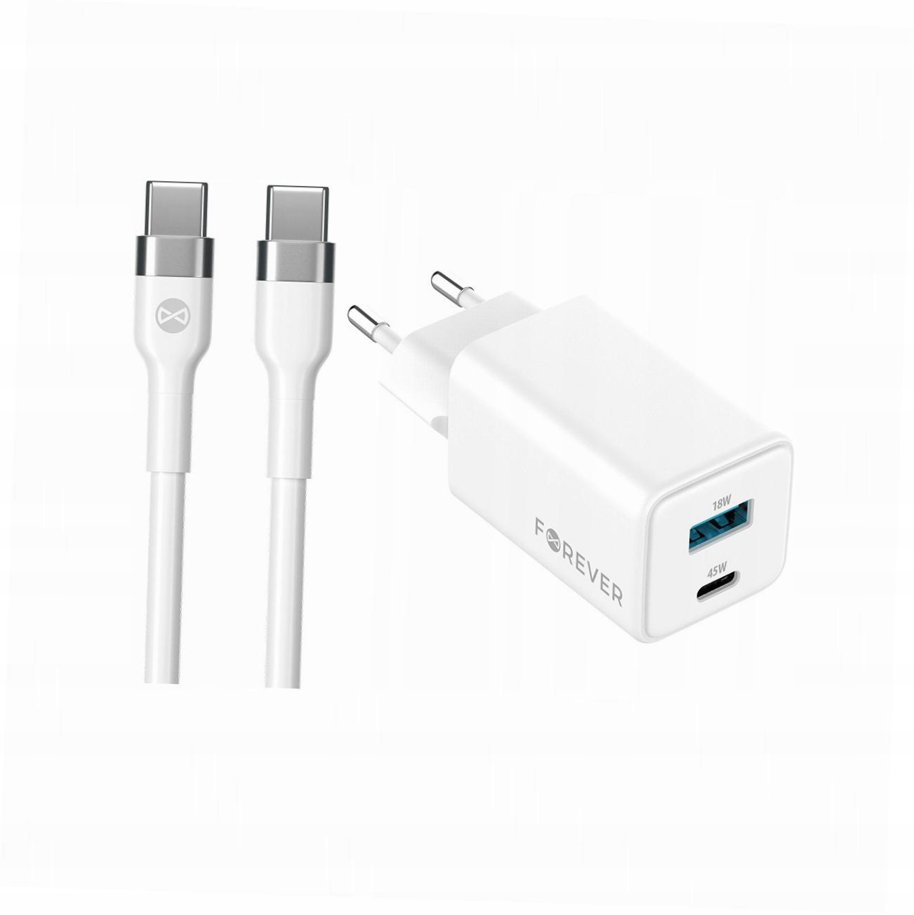 Szybka ładowarka GaN 45W Usb-c z kablem do Honor Magic 6 Lite