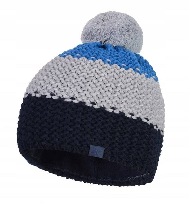 

Czapka chłopięca zimowa 4F HJZ22-JCAM006 niebieska