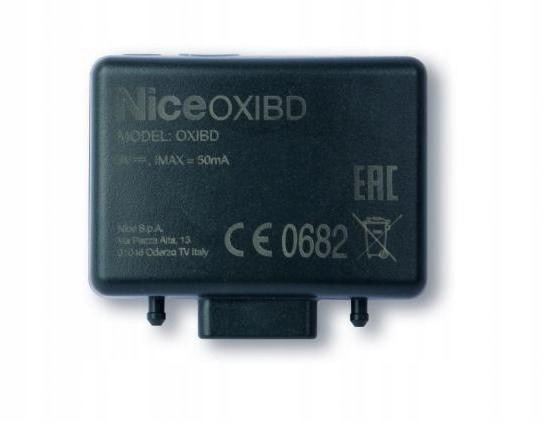 4-kanálový ovladač/radiopřijímač Nice Oxibd