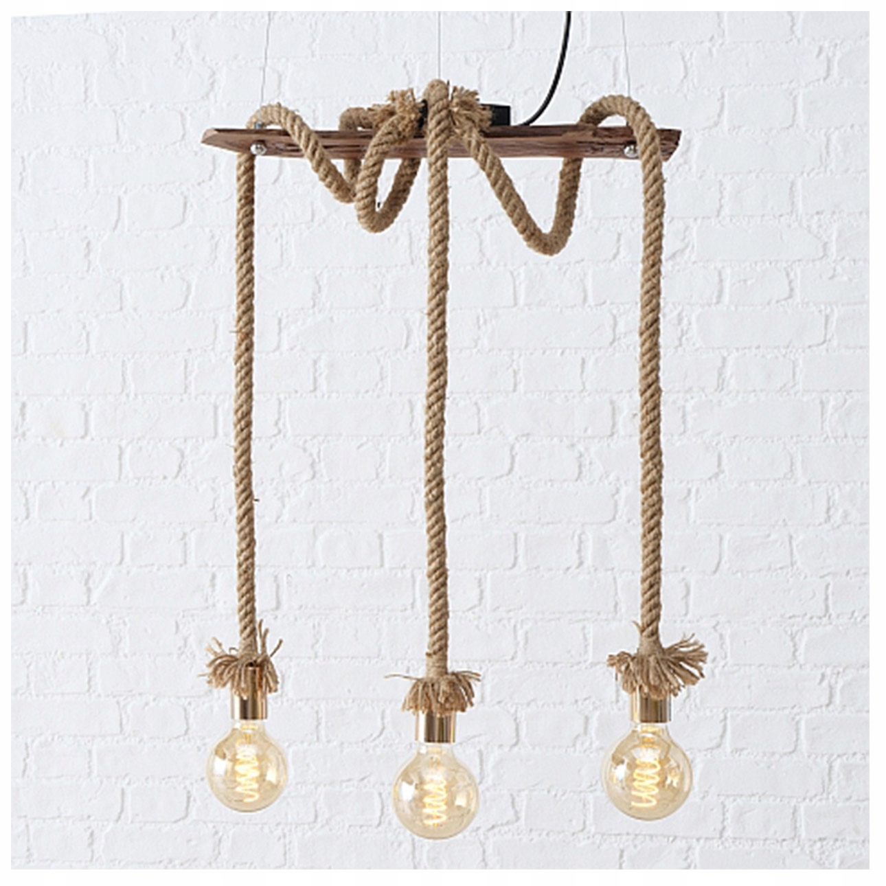 Dekoria Industriálna závesná lampa Rope Loft