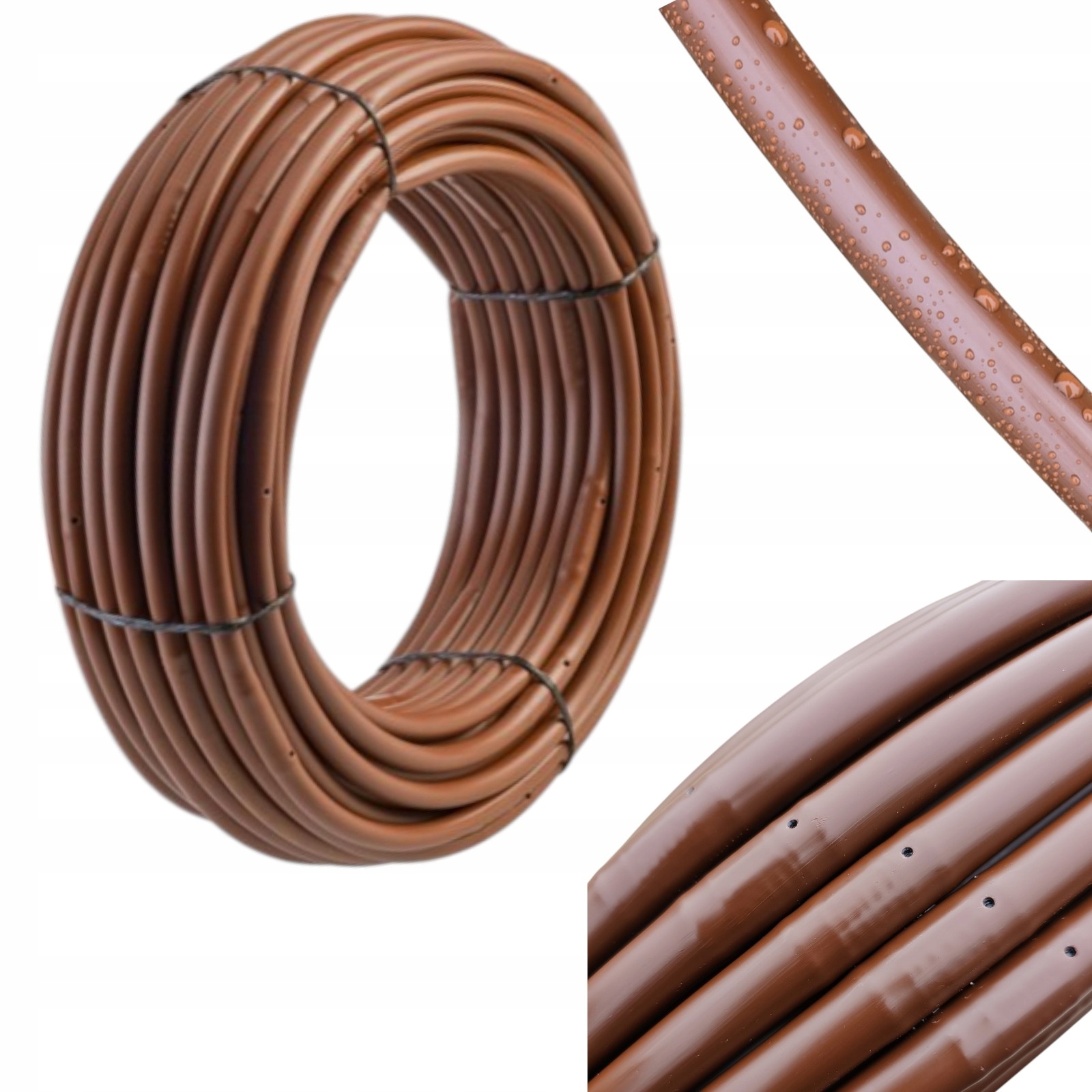 Linia Kroplująca z kompensacją ciśnienia 16/33 wałek 100 mb Wąż Kroplujący