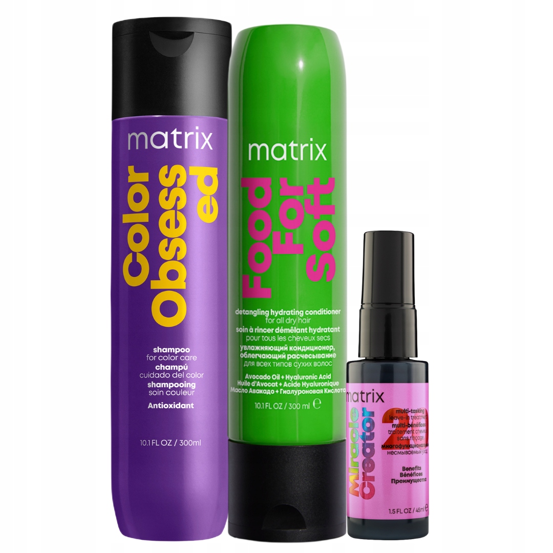 Zadbaj o Kolor Farbowanych Włosów Matrix Color Obsessed Szampon Odżywka