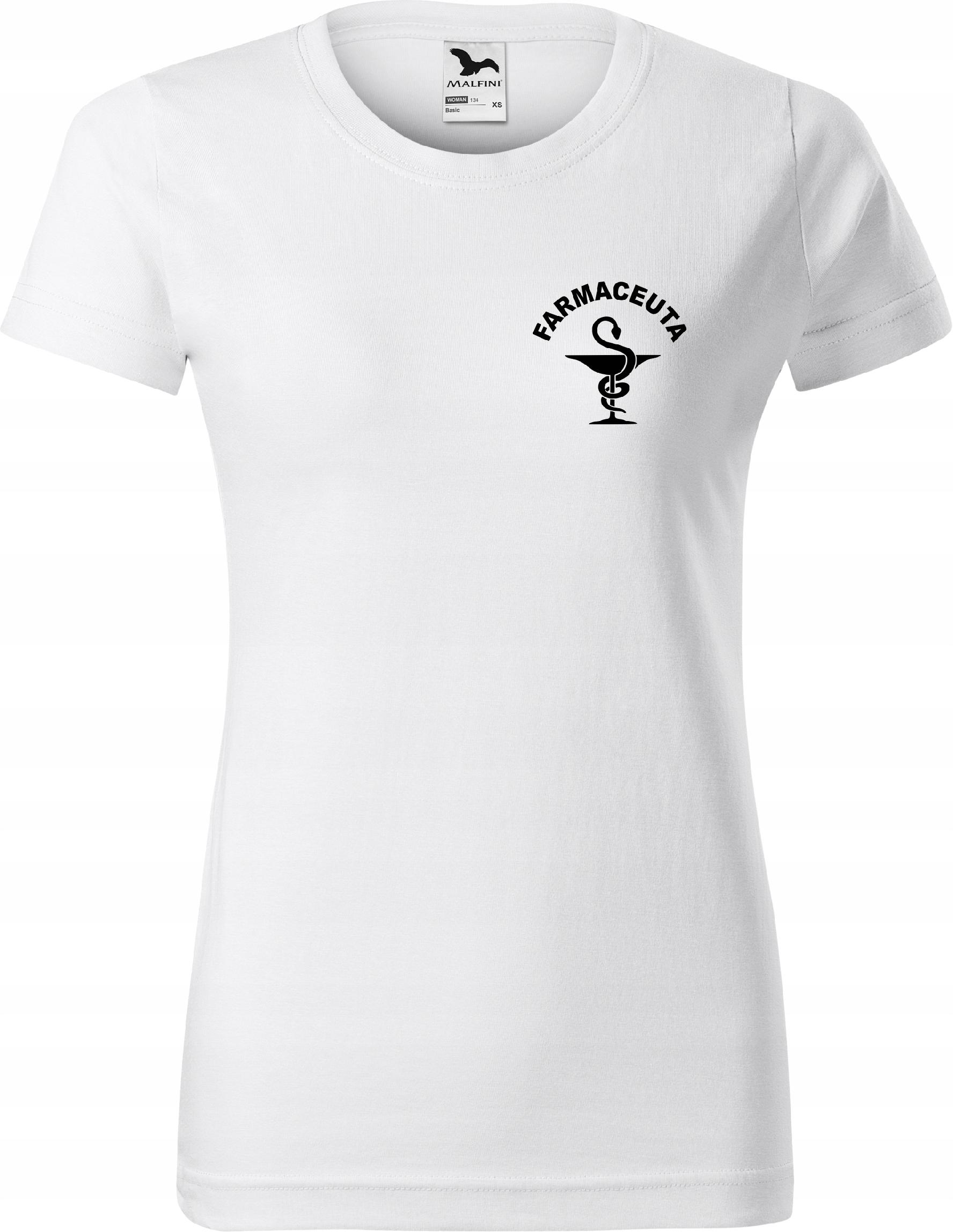 

Damska koszulka medyczna t-shirt Farmaceuta r. S