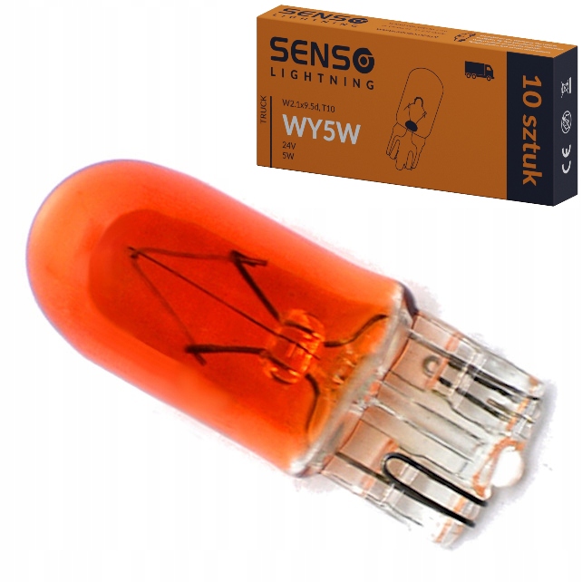 

Żarówka Senso WY5W W5W 24V Pomarańczowa
