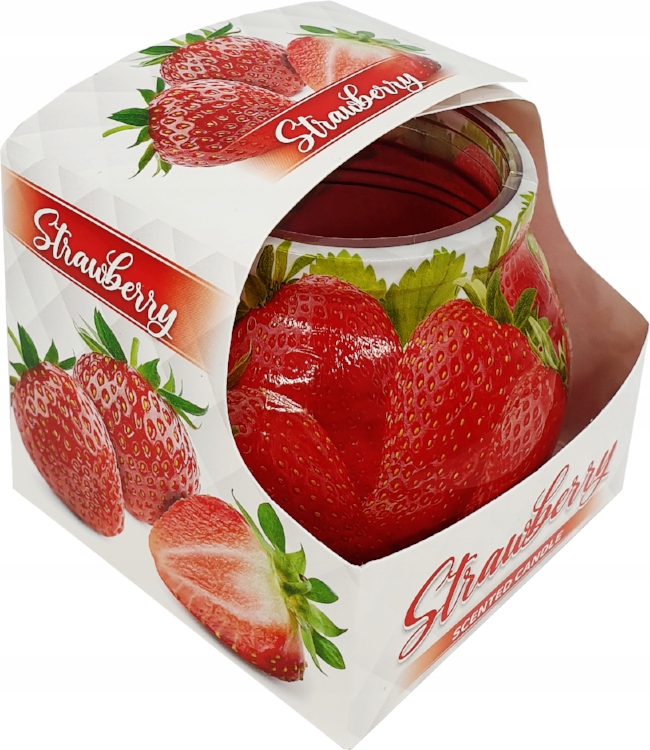 

Świeca tradycyjna Świeczka Truskawka