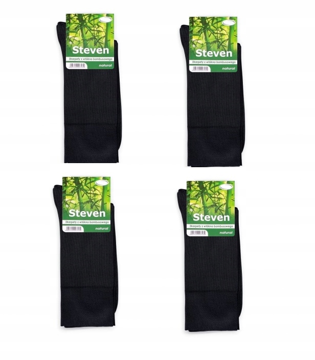 

4 Pary skarpety Steven Natural Bambus 44-46