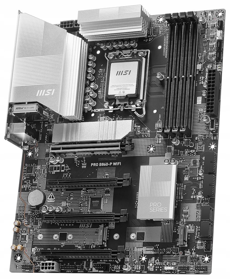Msi Pro B860-P Wifi Intel B860 LGA1851 4x DDR5 M.2 WiFi Atx