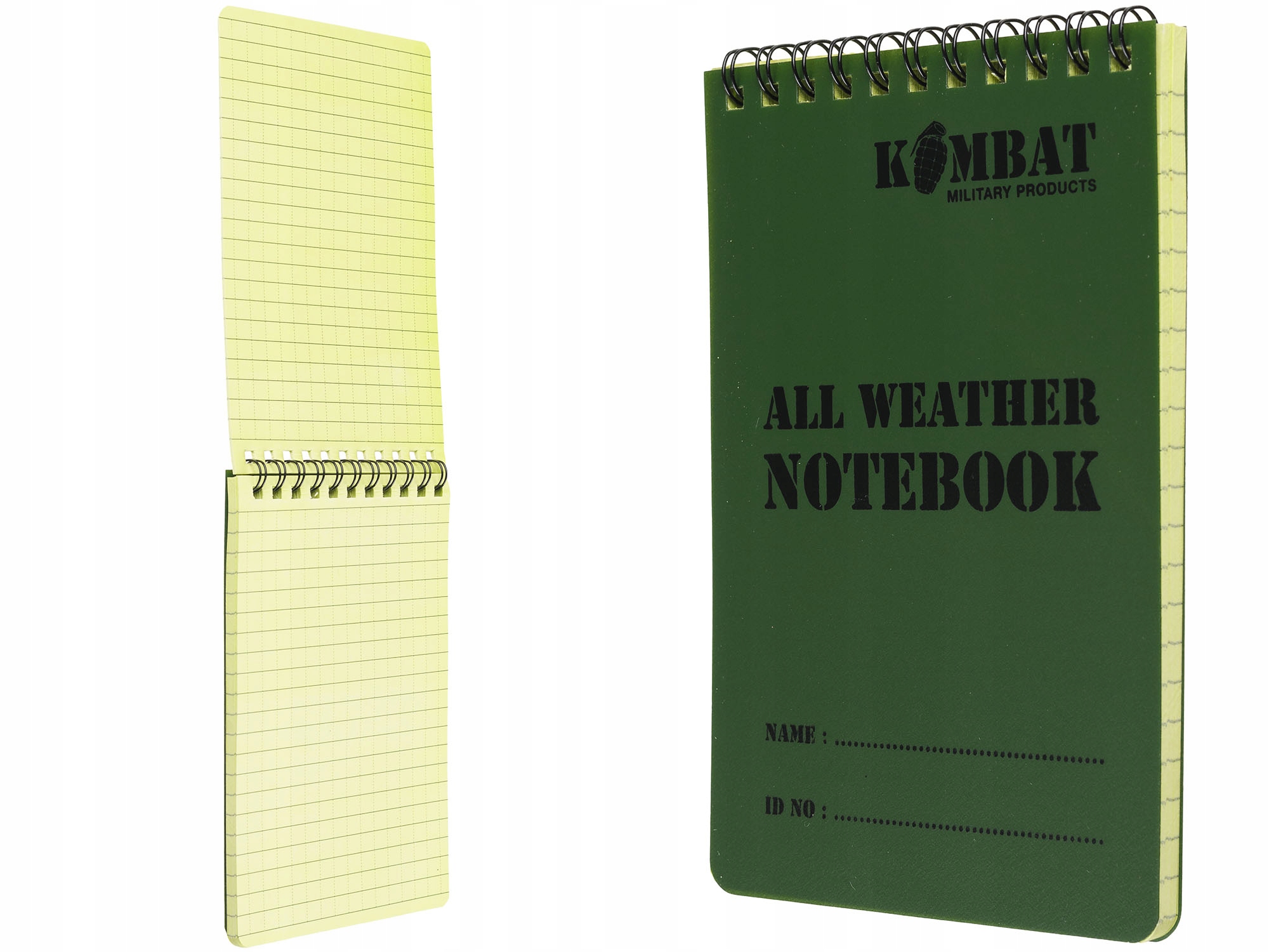 

kombat uk Notes Notatnik Wodoodporny A6 100 stron