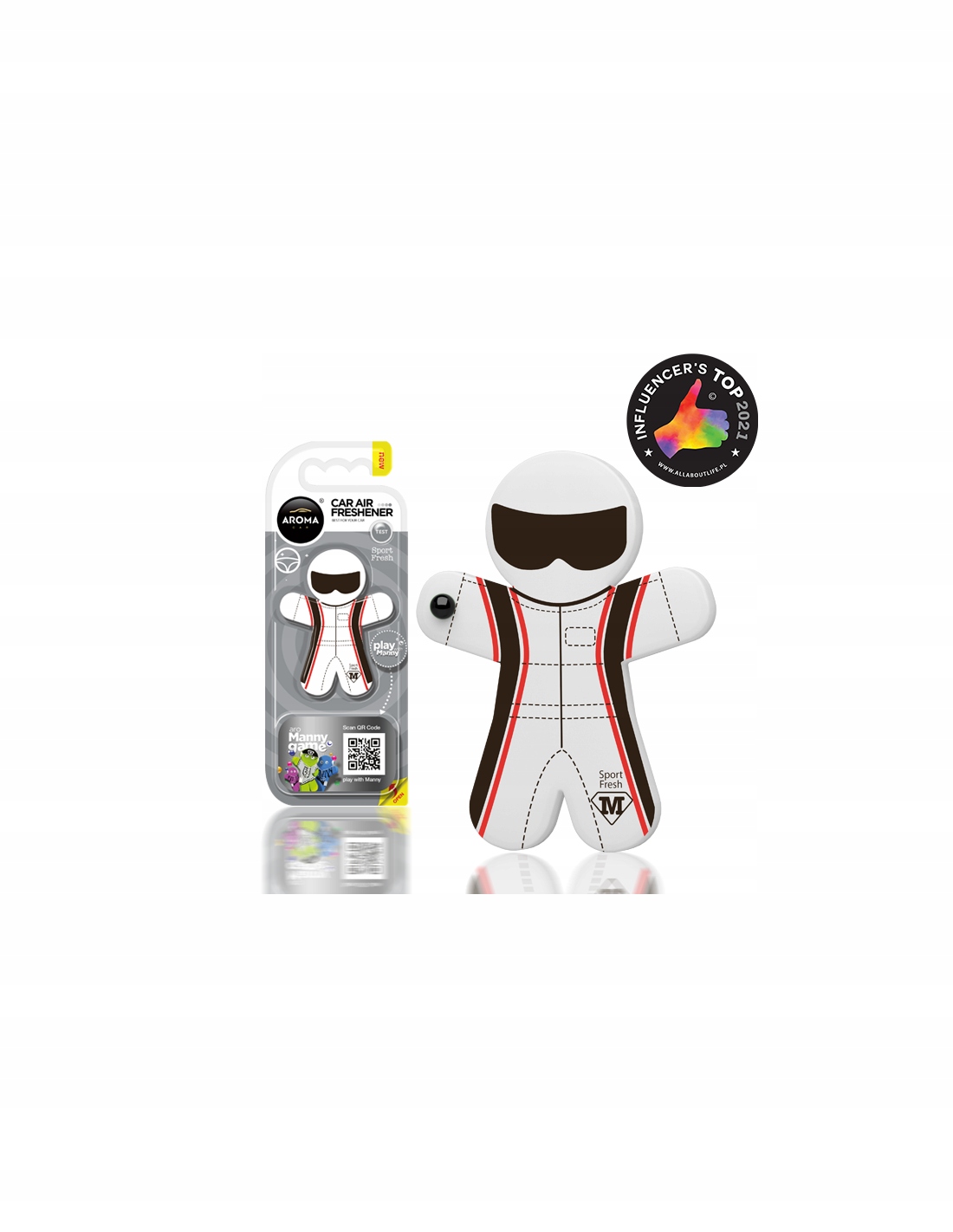 

Zapach samochodowy Aroma Car Manny Sport Fresh