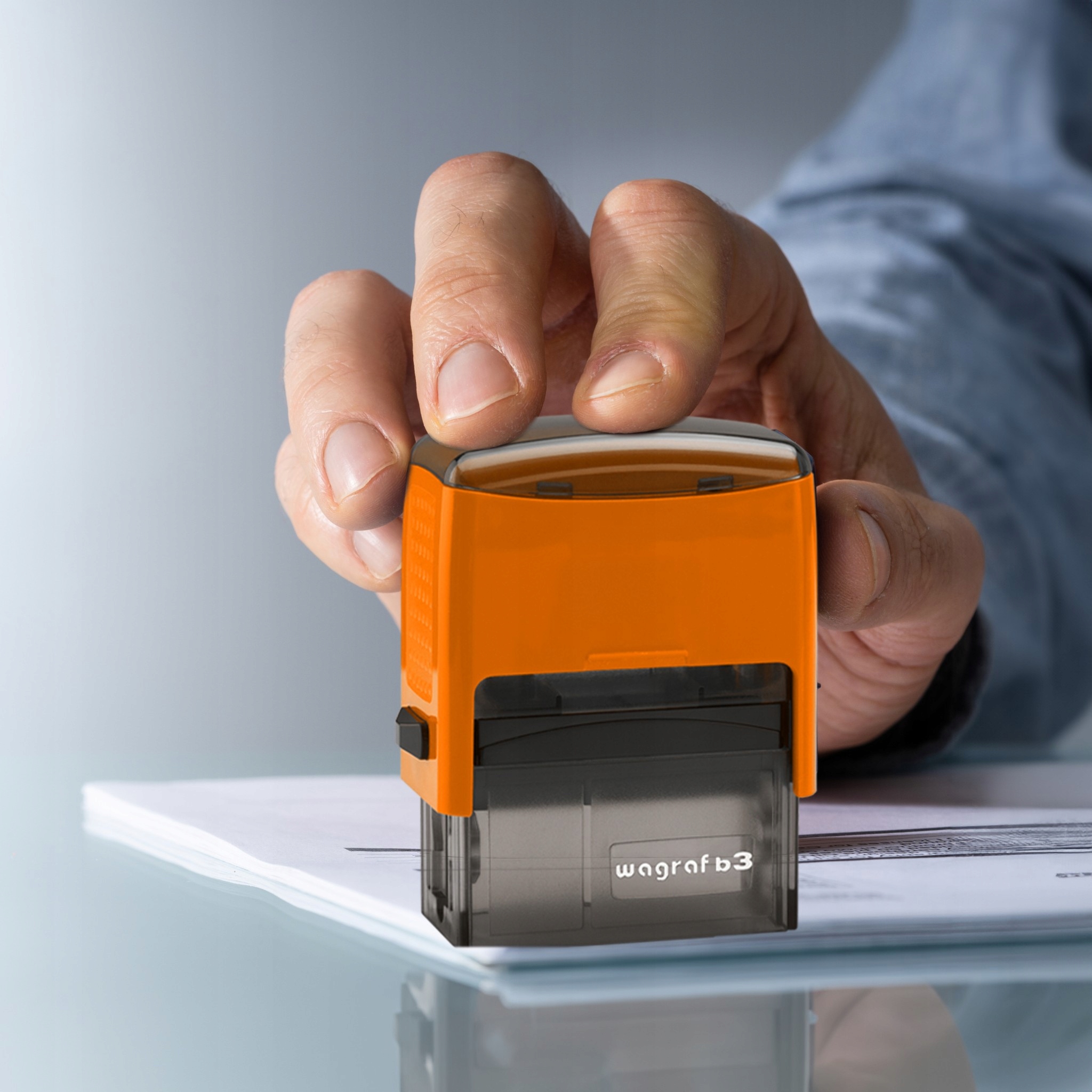 PIECZĄTKA WAGRAF B3s DO 6 LINII FIRMOWA IMIENNA BIUROWA PROJEKT + GUMKA Marka Wagraf