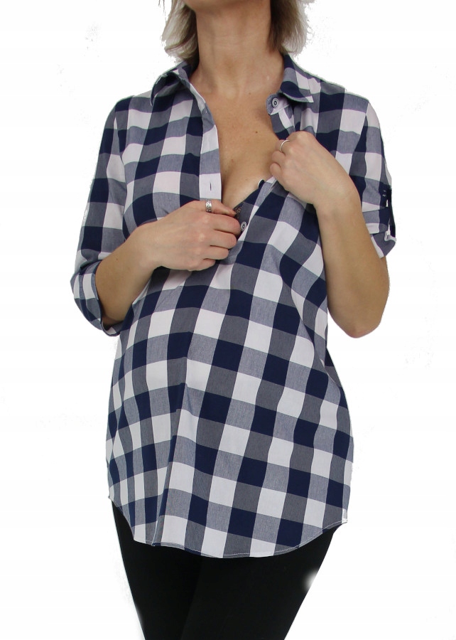 Košilová Těhotenská tunika Na Kojení L