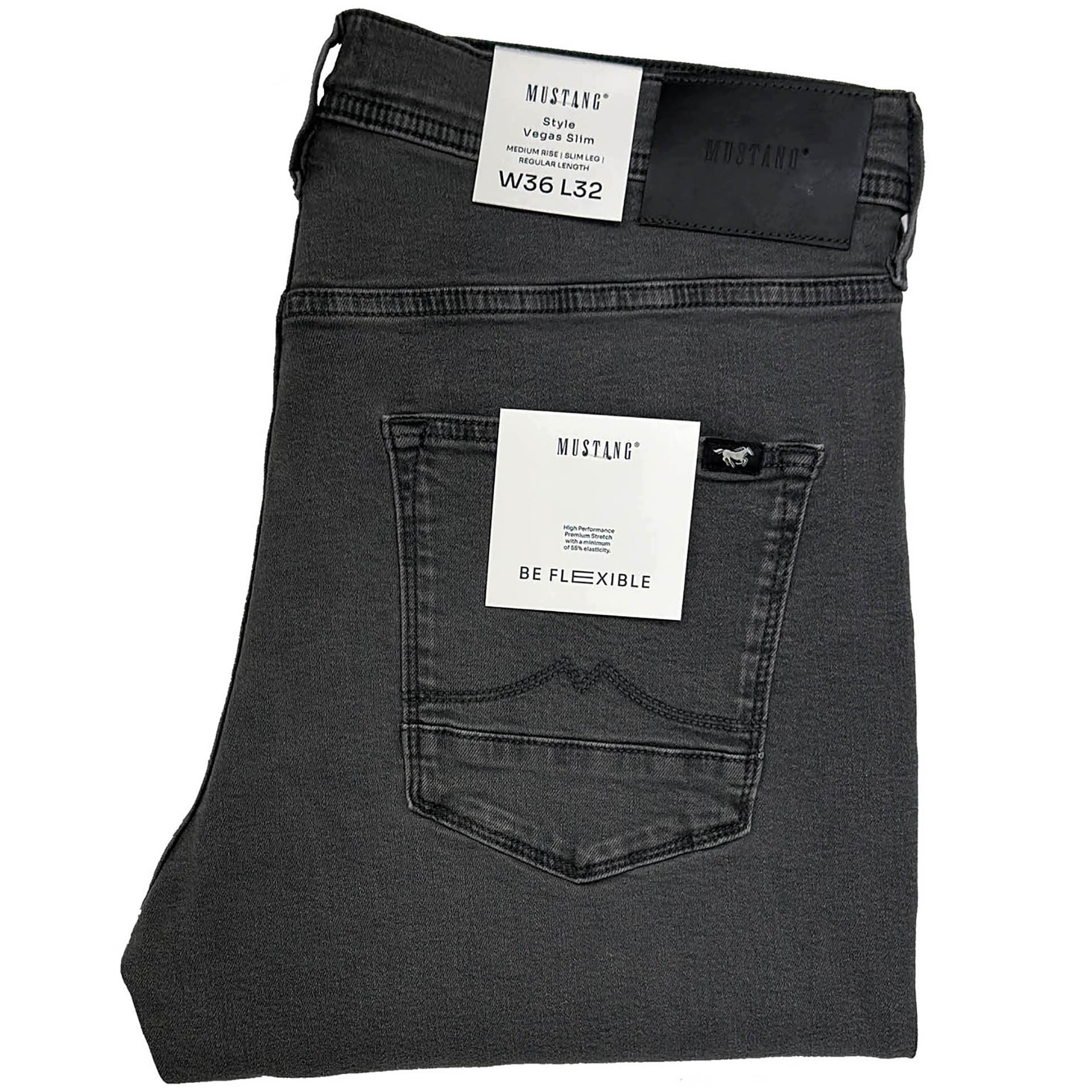 Mustang Vegas Slim Rook 402 pánské džíny zúžené slim fit kalhoty W36 L32