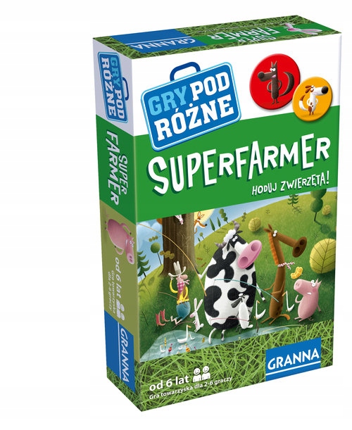 

Granna Superfarmer Gra Rodzinna Wersja Podróżna
