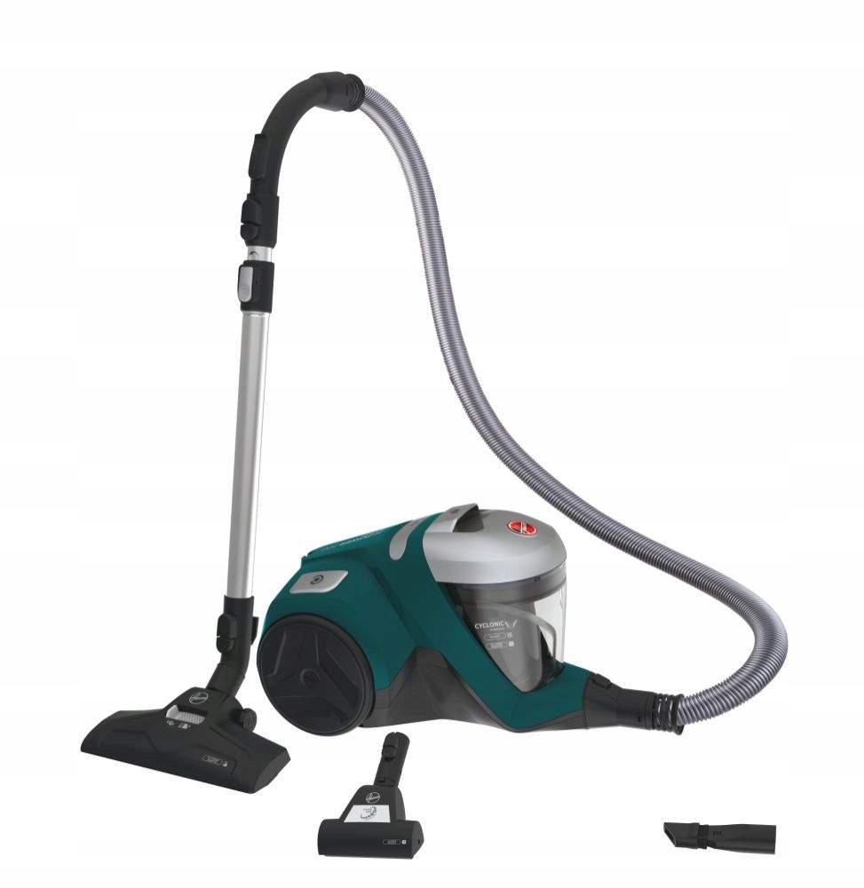 Bezworkowy odkurzacz Hoover H-Power 300 HP332ALG 011 Jony Srebra Hepa Turbo