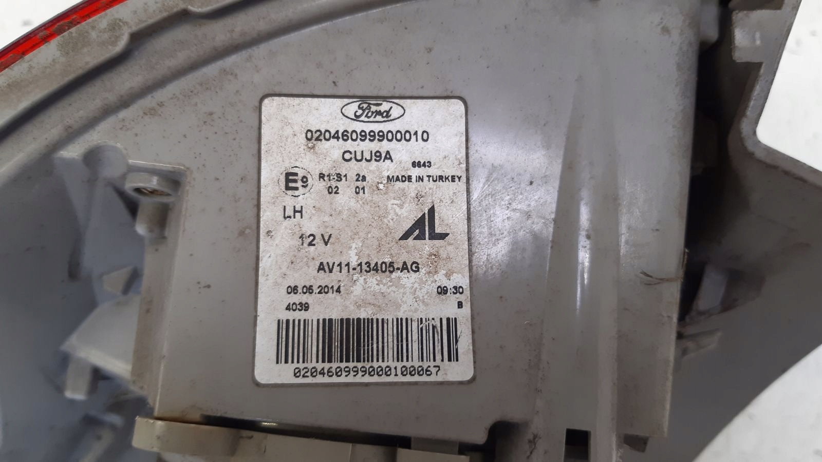 light rear part rear left w fender Ford B-MAX 1,0 Ecoboost