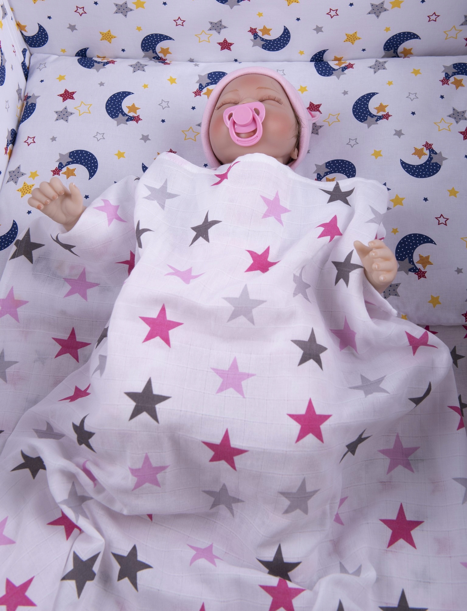 PIELUCHA MUŚLINOWA 75/80 OTULACZ MUŚLINOWY słonie Marka Inna