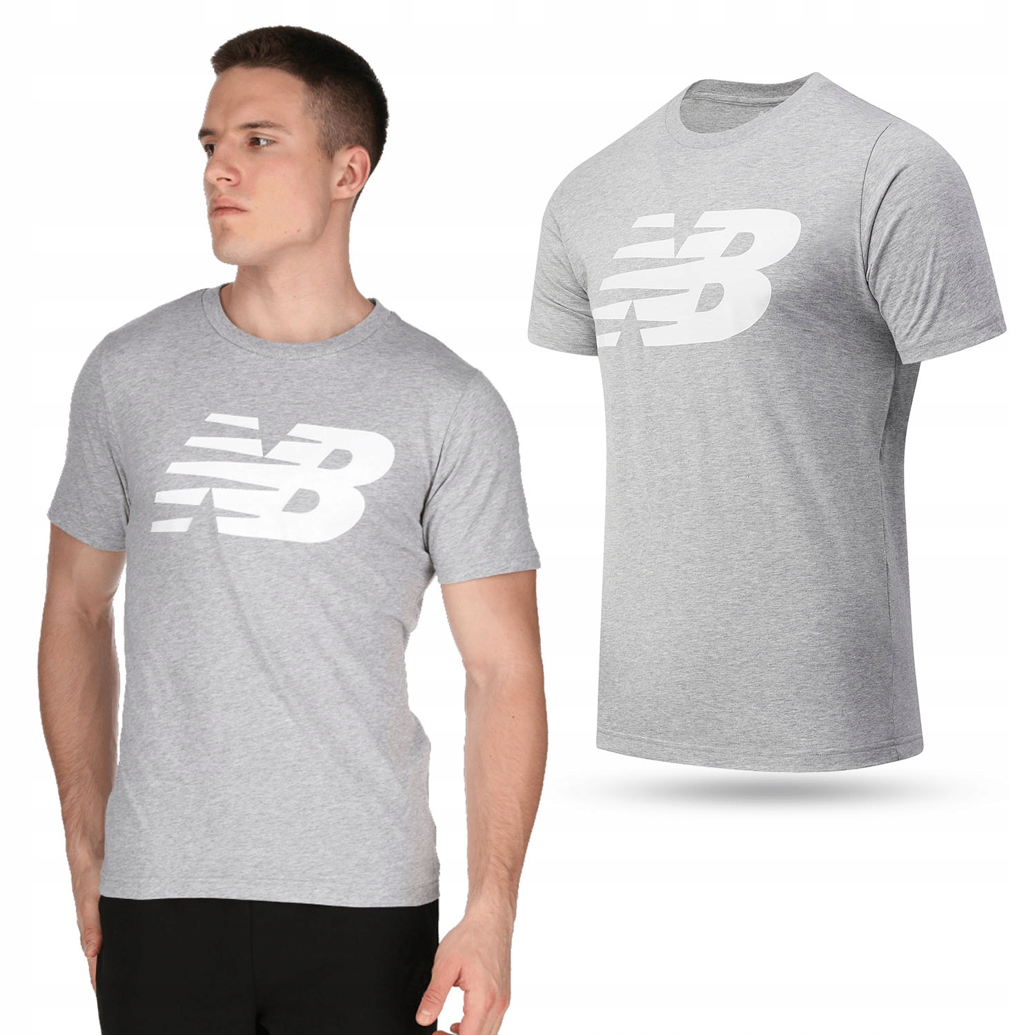 

Koszulka Męska New Balance T-shirt Bawełna MT03919