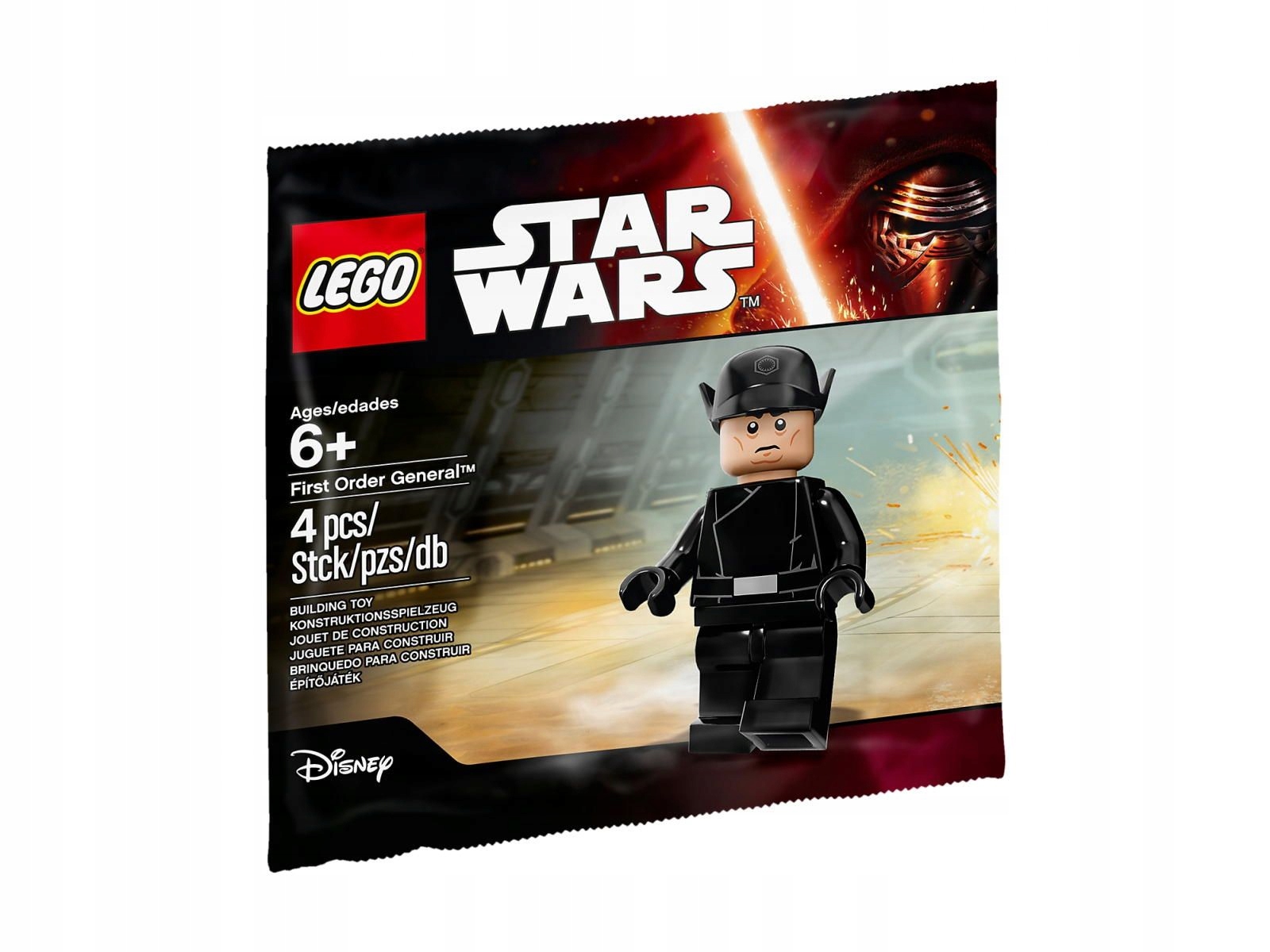 Nowy Minifigurka Lego Star Wars First Order General 5004406 Misb 2016