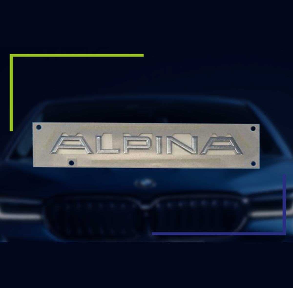 Originálny emblém Alpina