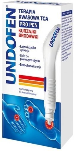 

Undofen Pro Pen terapia kwasowa Tca Kurzajki 1,5ml