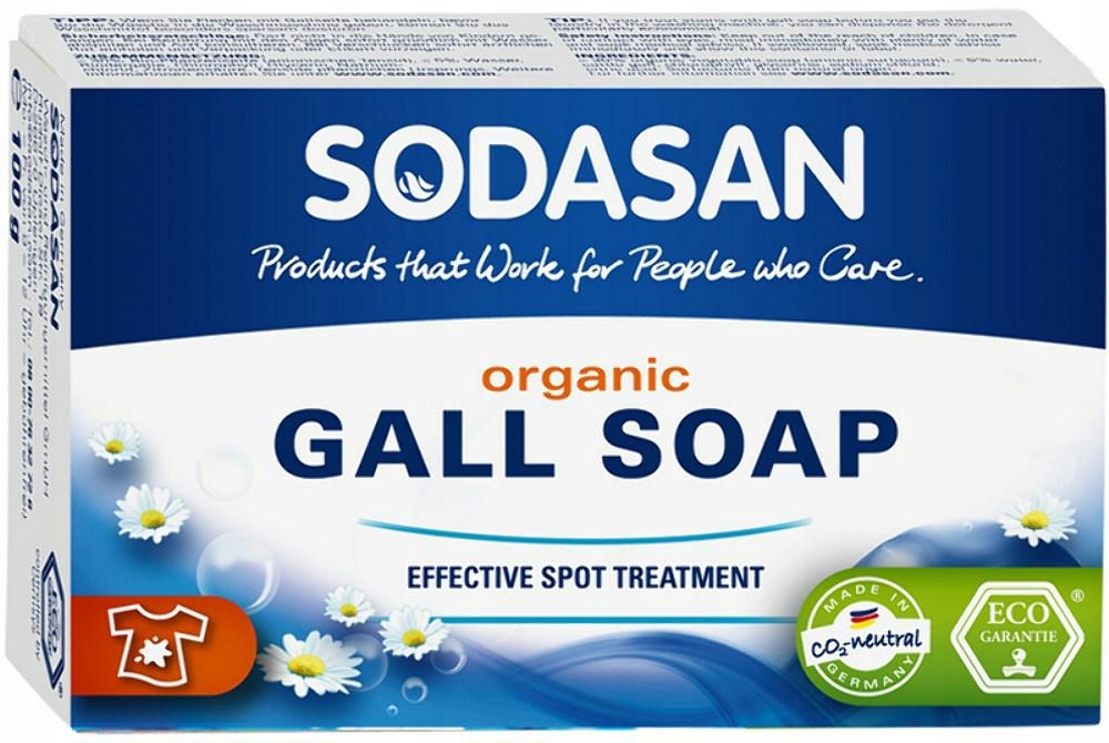 

Mydełko do odplamiania 100g Sodasan