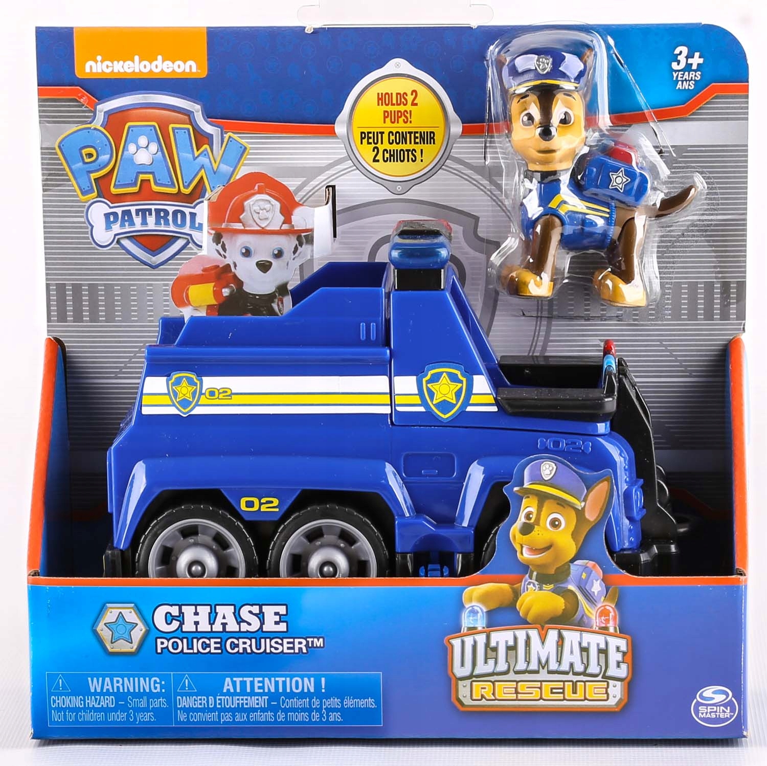 PSI PATROL ULTIMATE RESCUE RADIOWÓZ +FIGURKA CHASE Model Chase Police Cruiser