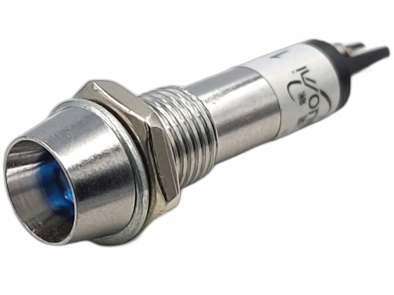 

Kontrolka Led Wklęsła 8MM 12V Niebieska IP40