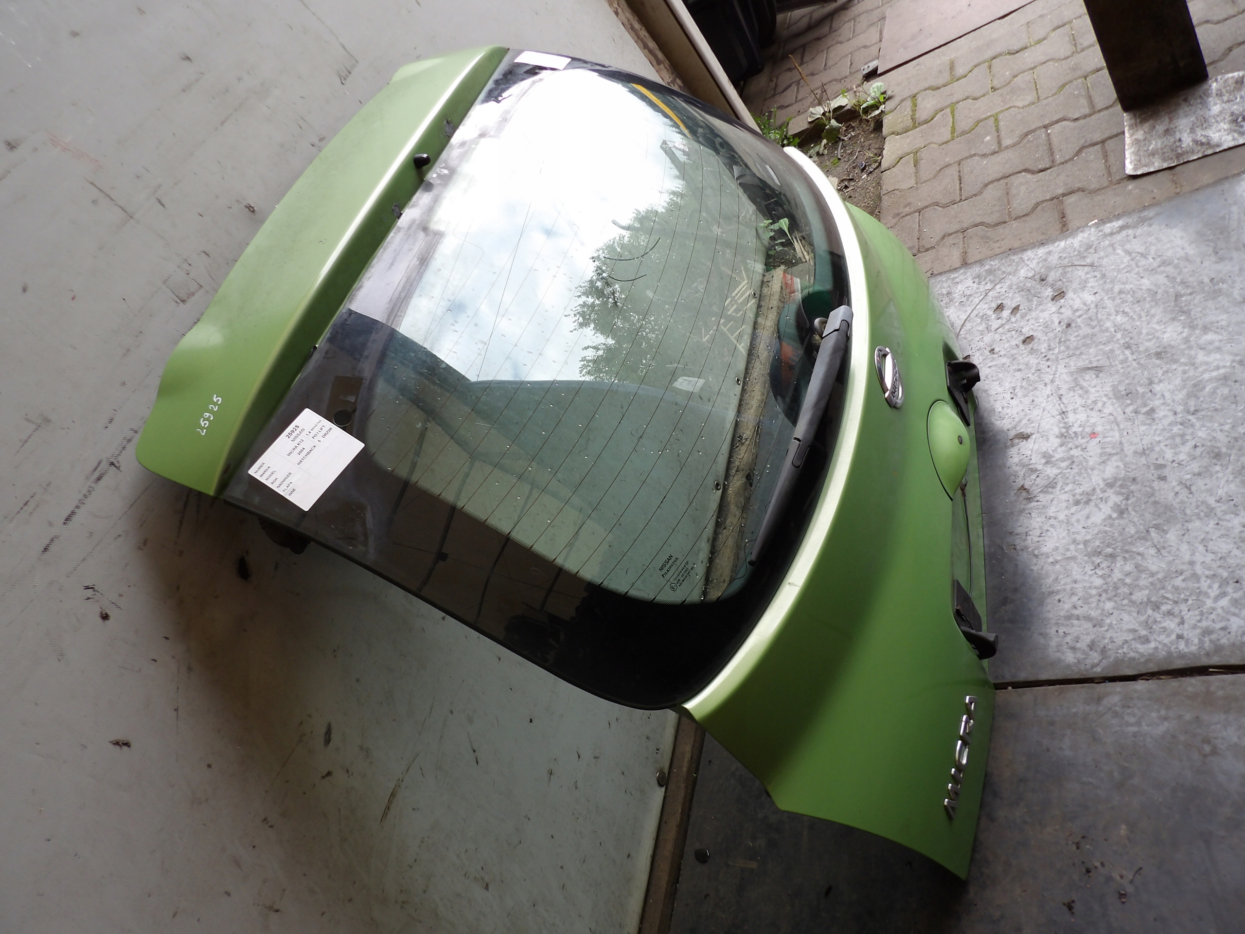Nissan Micra K12 boot doors HB 5D lift lak. J13