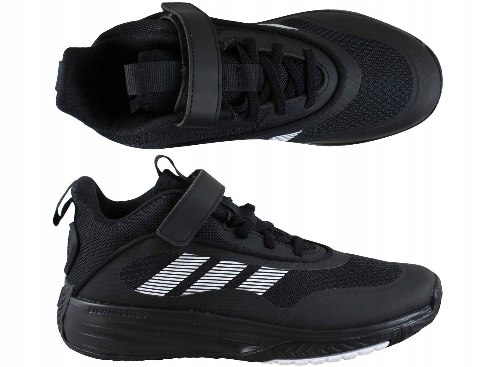 Adidas Ownthegame 3.0 K IF4593 Buty Dziecięce Wysokie Trampki Czarne