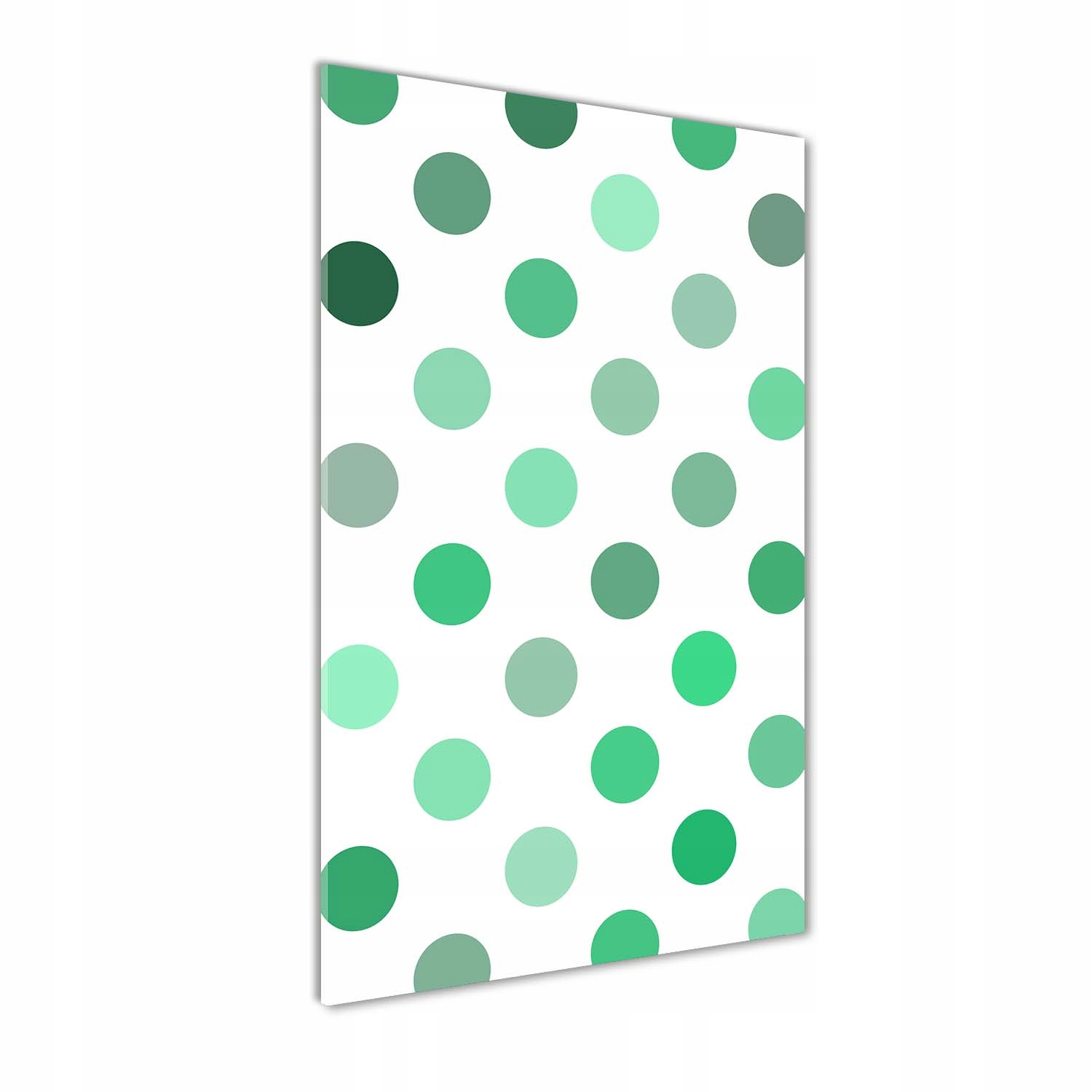 

Foto obraz akryl do salonu Zielone kropki 70x140cm